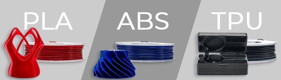 PLA, ABS, TPU
